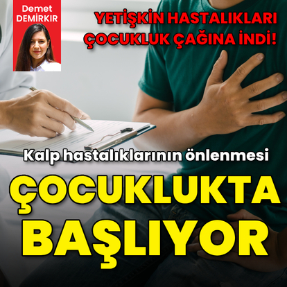 Kalp hastalıklarının önlenmesi çocuklukta başlıyor