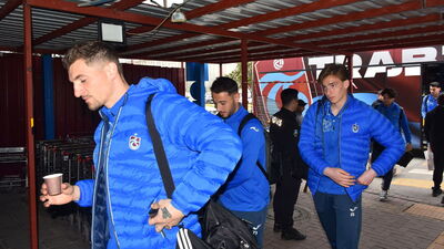 Trabzonspor, maç için Alanya'da