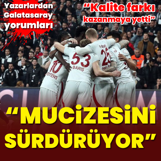"Mucizesini sürdürüyor"