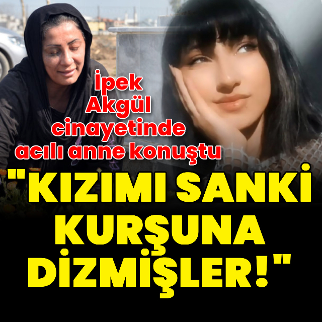 İpek Akgül cinayetinde acılı anne konuştu!
