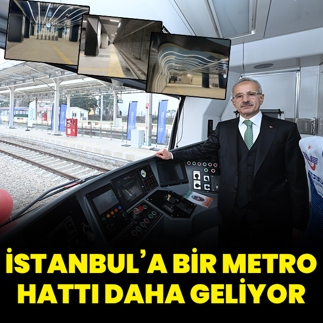 İstanbul'a bir metro hattı daha geliyor