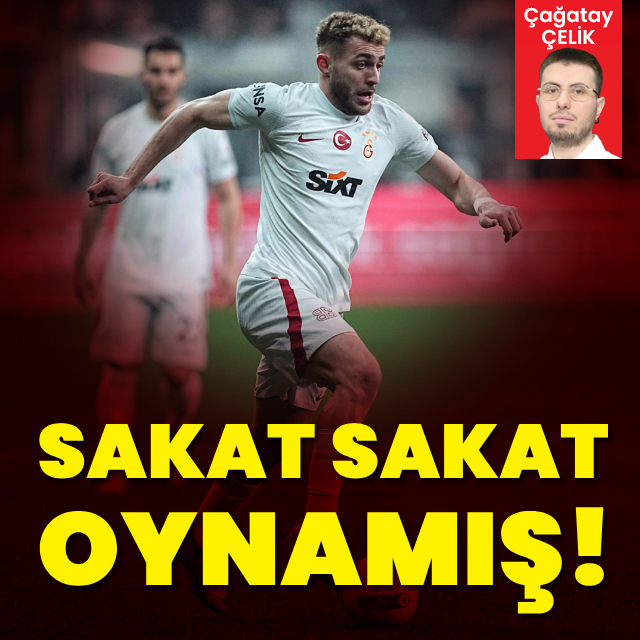 Barış Alper de sakat sakat oynadı!