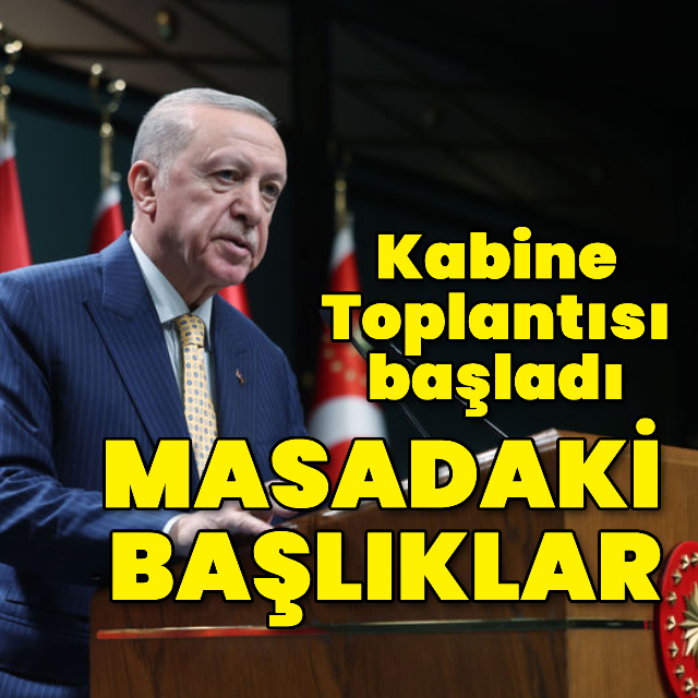 Kabine toplandı! İşte gündemdeki masalar