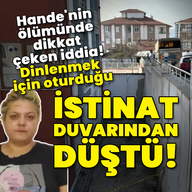 Dinlenmek için oturduğu istinat duvarından düştü!