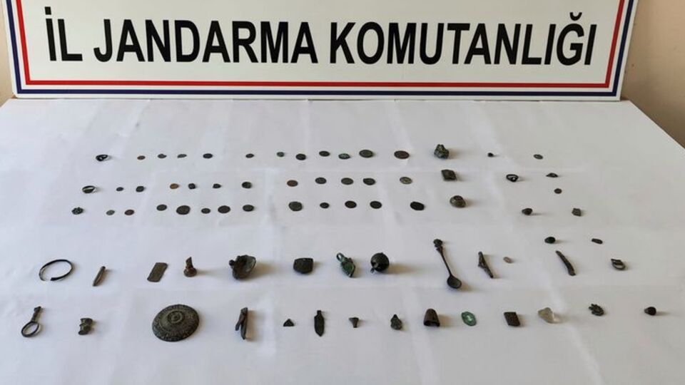 Tarihi eser operasyonunda 75 obje ele geçirildi