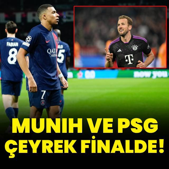 Münih çeyrek finali Kane ile aldı!