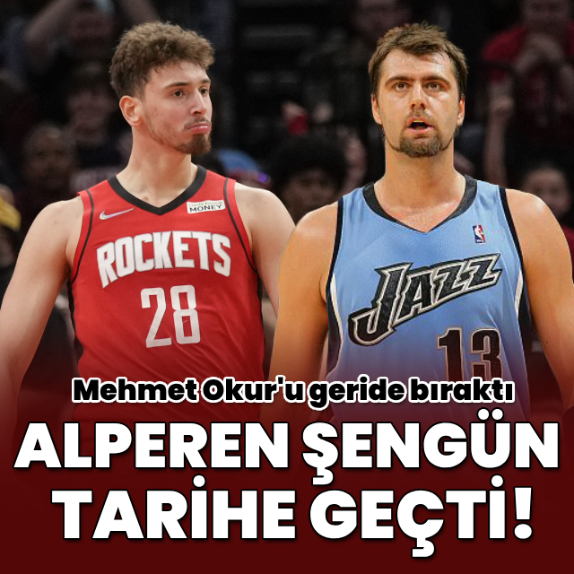 Alperen Şengün tarihe geçti!