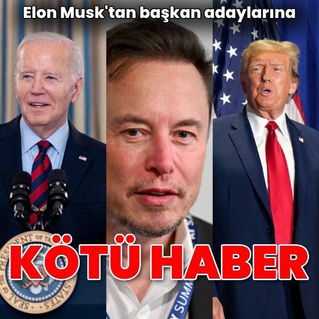 Elon Musk, başkan adaylarına bağış yapmayacak
