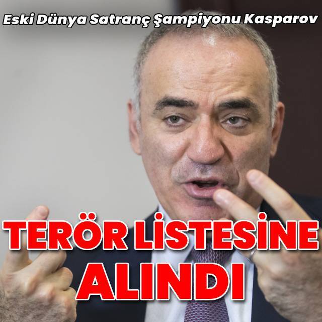 Rusya, satranç şampiyonu Kasparov’u terörist listesine aldı