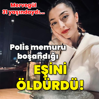 Polis memuru boşandığı eşini öldürdü!