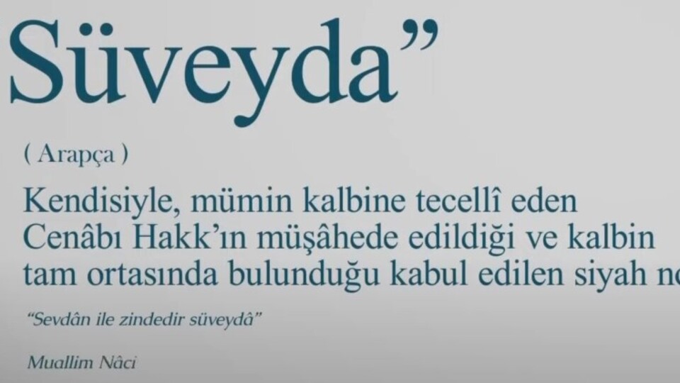 Süveyda isminin anlamı nedir?