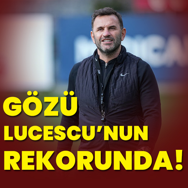 Gözü Lucescu'nun rekorunda!