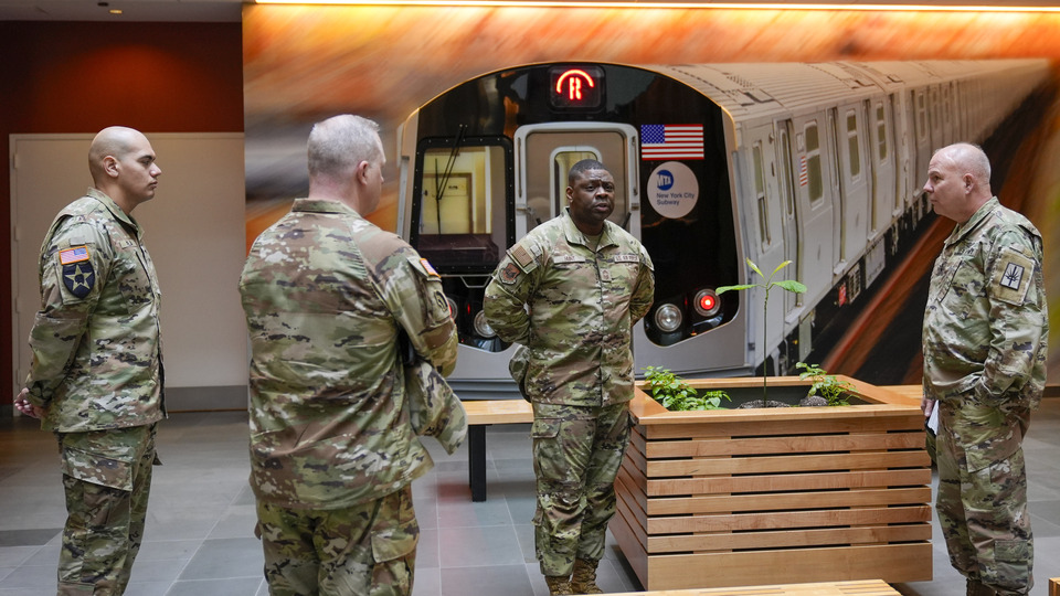 New York metrosunda Ulusal Muhafız dönemi