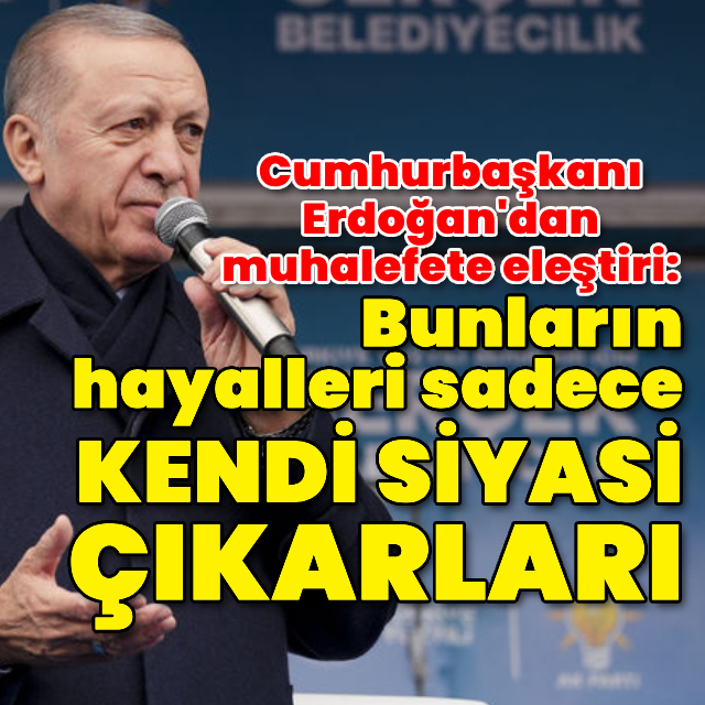 Cumhurbaşkanı Erdoğan'dan açıklamalar
