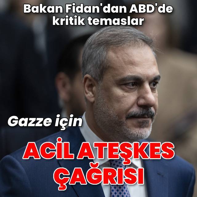 Bakan Fidan'dan ABD'de kritik mesaj