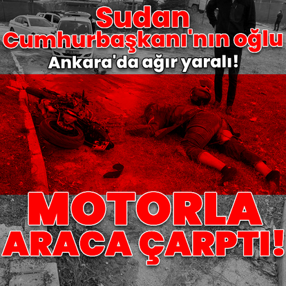 Sudan Cumhurbaşkanının oğlu kaza yaptı