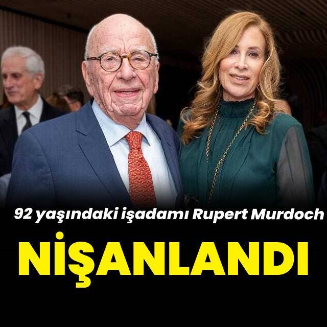 Rupert Murdock nişanlandı
