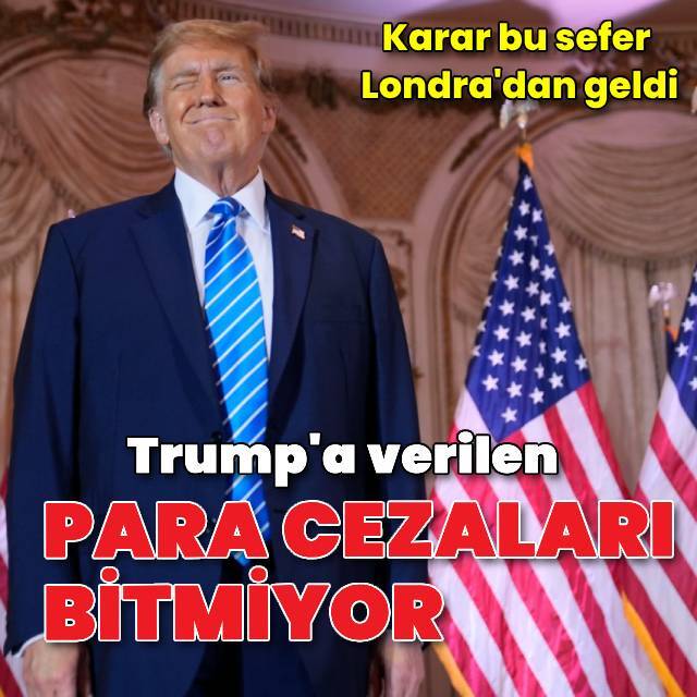 Trump'a bir para cezası daha