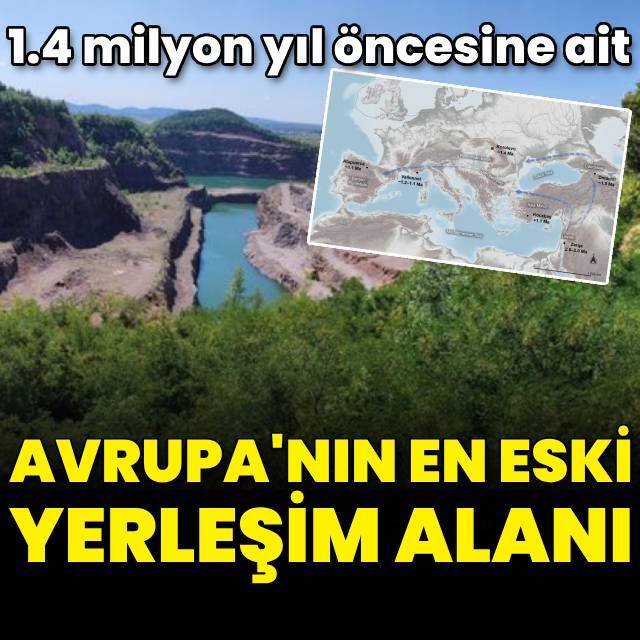 İşte Avrupa’nın en eski yerleşim alanı!