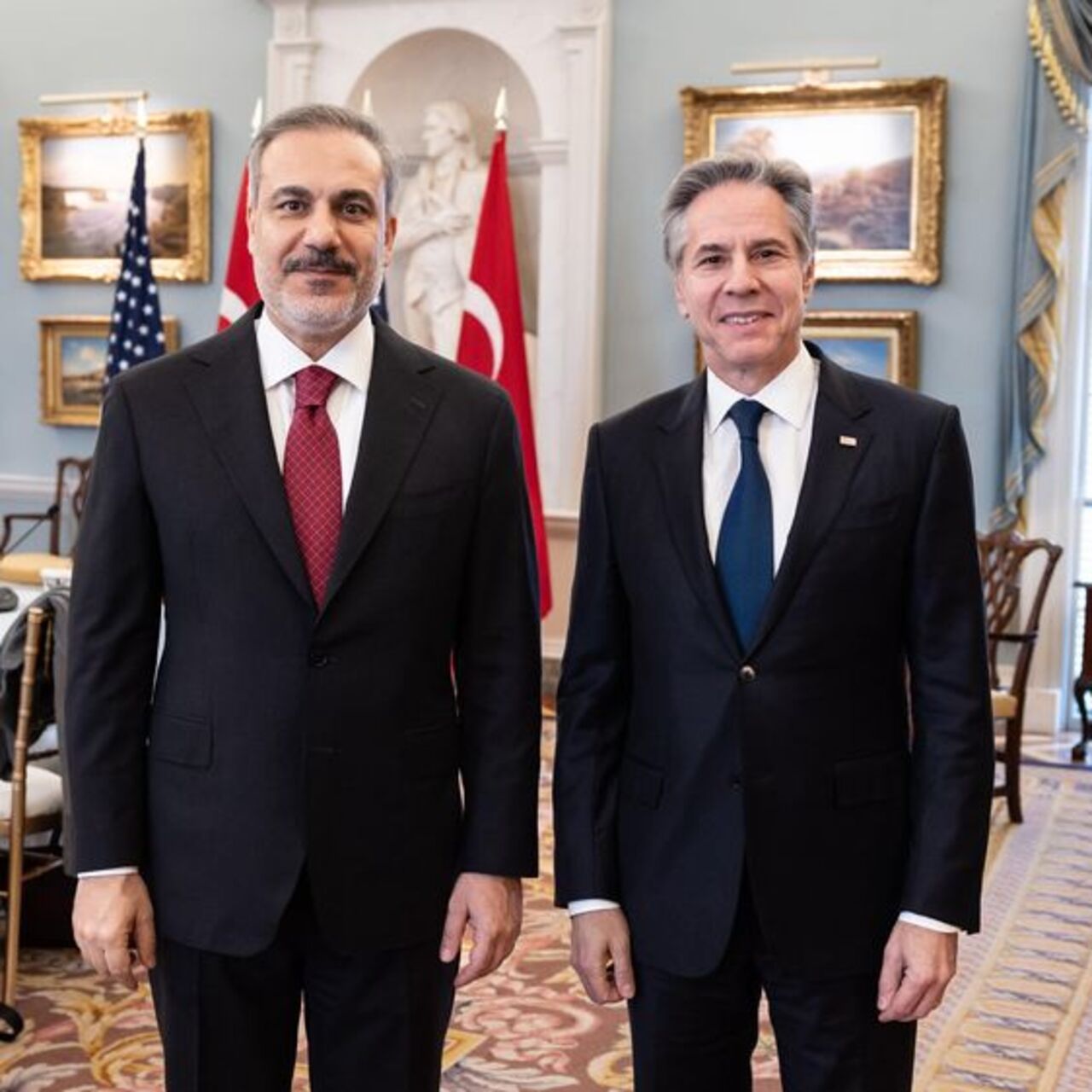 Bakan Fidan ABD'li mevkidaşı ile görüştü