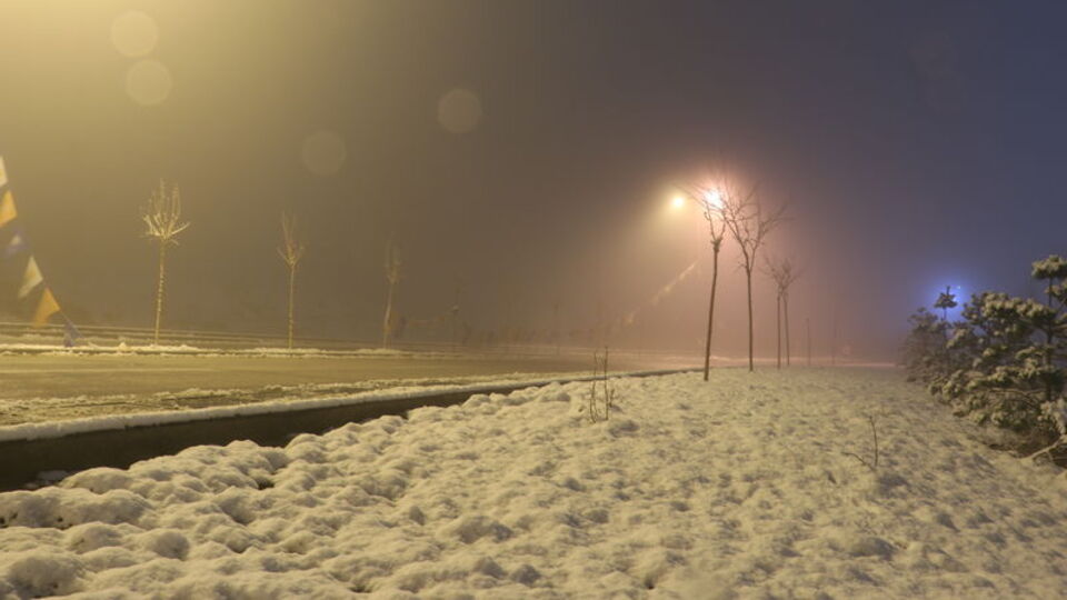 Ankara'da kar yağışı etkili oldu