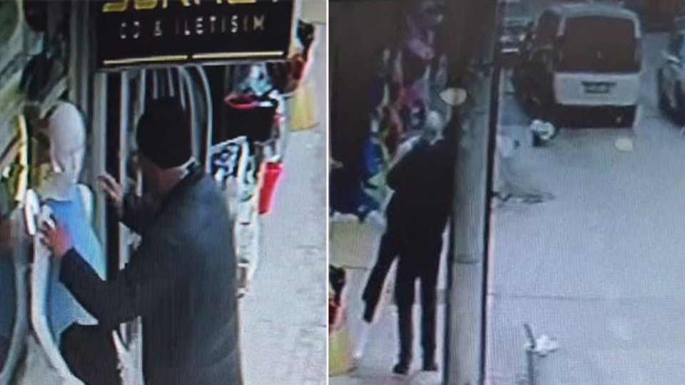 Cansız mankeni sevdi! Kucaklayıp kaçırdı!