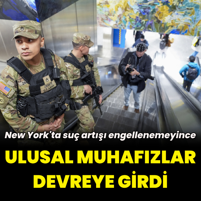 ABD'de Ulusal Muhafızlar metrolarda