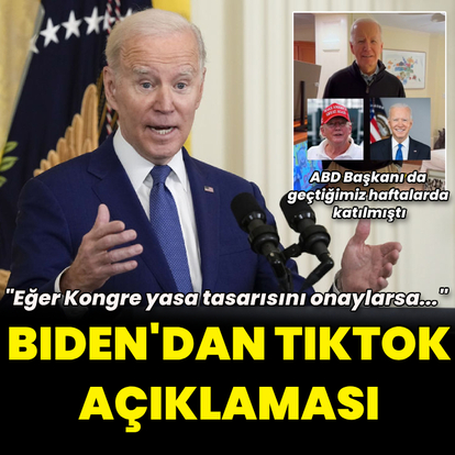ABD Başkanı Biden'dan TikTok açıklaması