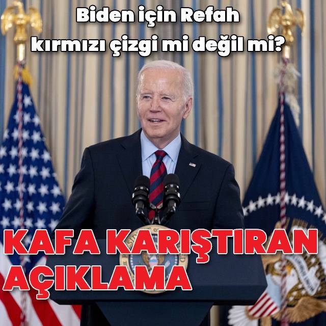 Biden önce "Kırmızı çizgim" dedi, sonra geri adım attı