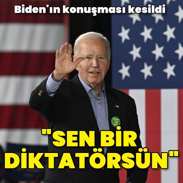 Biden'a protesto: Sen bir diktatörsün