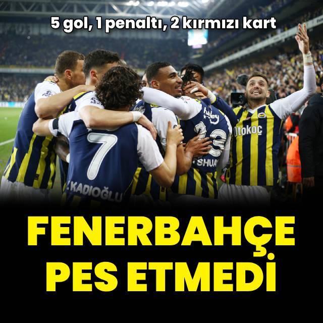 Fenerbahçe pes etmedi!