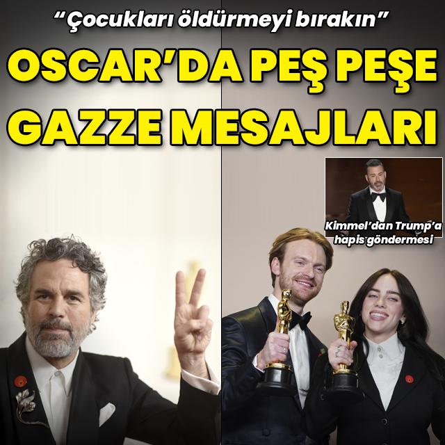 96. Oscar Ödülleri'nde peş peşe Gazze çağrıları