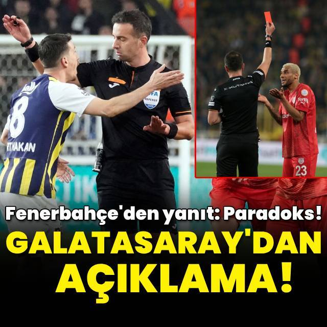 Galatasaray'dan açıklama, Fenerbahçe'den yanıt!