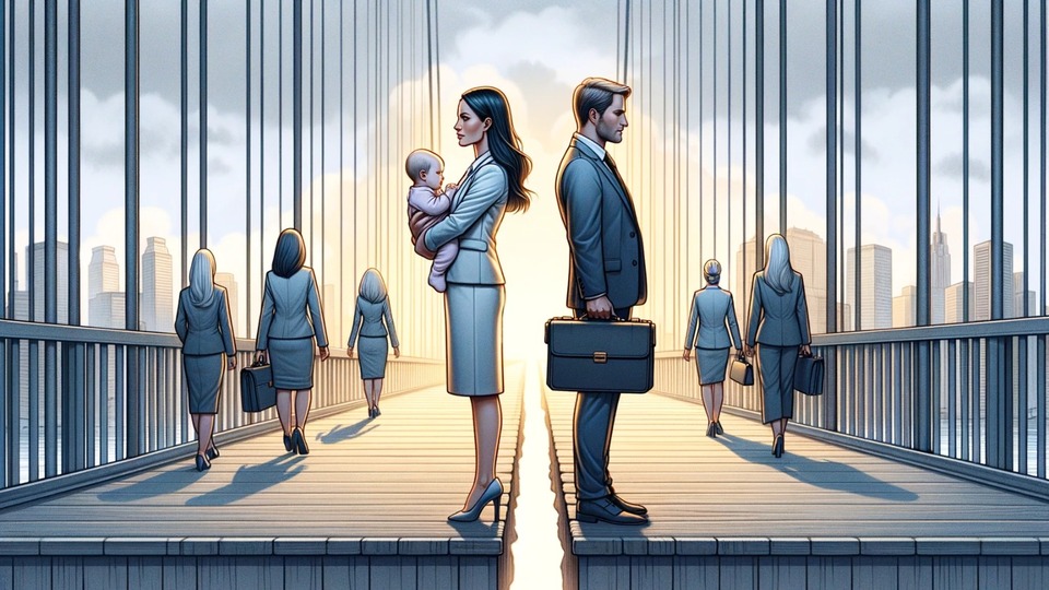 Kadına 'annelik cezası' erkeğe kariyer