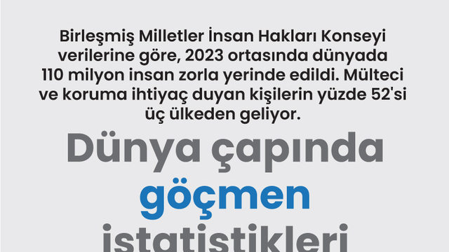 Dünya çapında göçmen istatistikleri