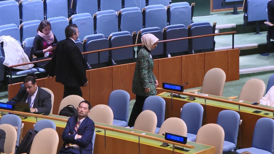 Aile ve Sosyal Hizmetler Bakanı Göktaş'tan BM'de "İsrail" protestosu