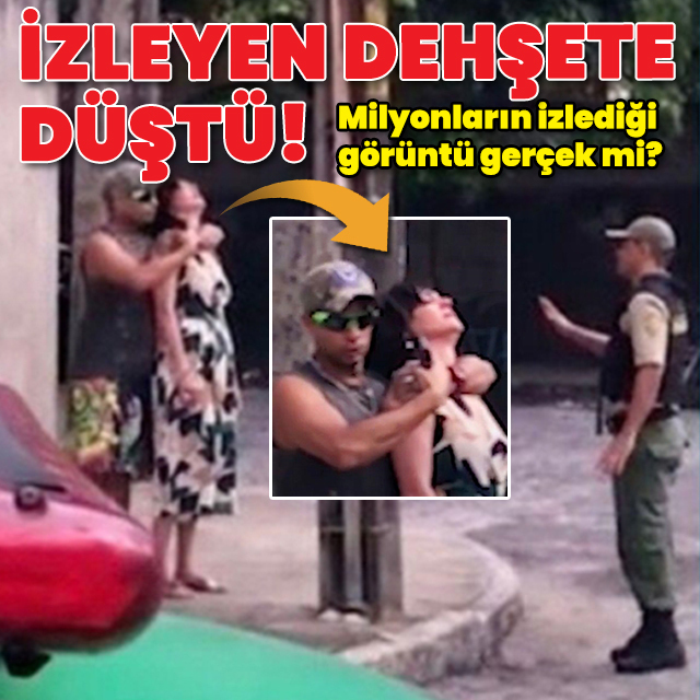 İzleyen dehşete düştü! Milyonların izlediği görüntü gerçek mi?