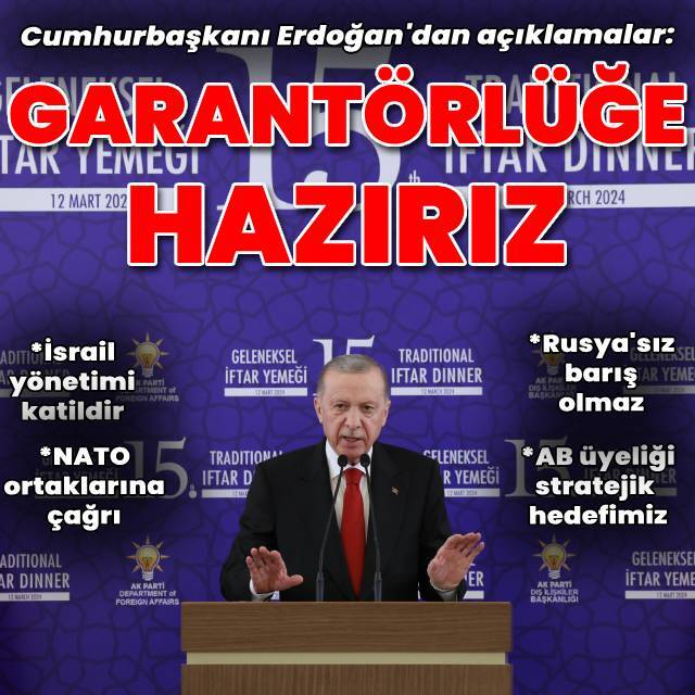 Cumhurbaşkanı Erdoğan'dan açıklamalar