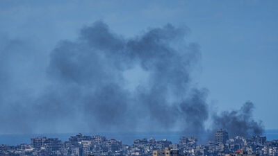 BM'den çarpıcı Gazze tablosu