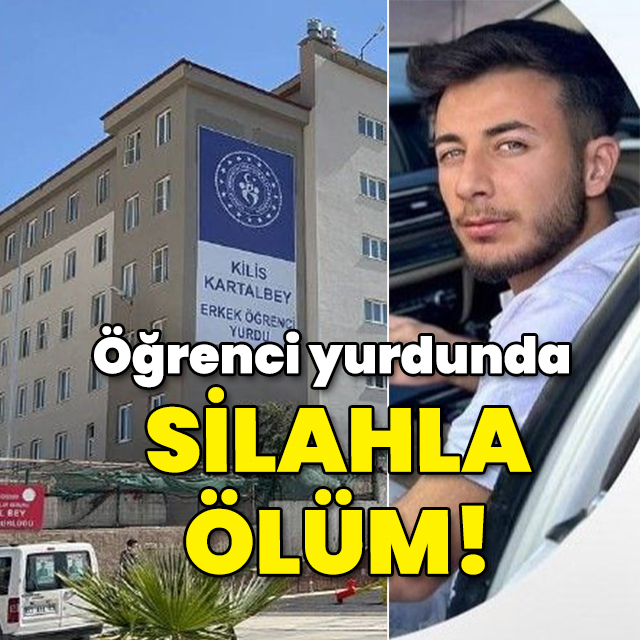 Öğrenci yurdunda silahla ölüm!