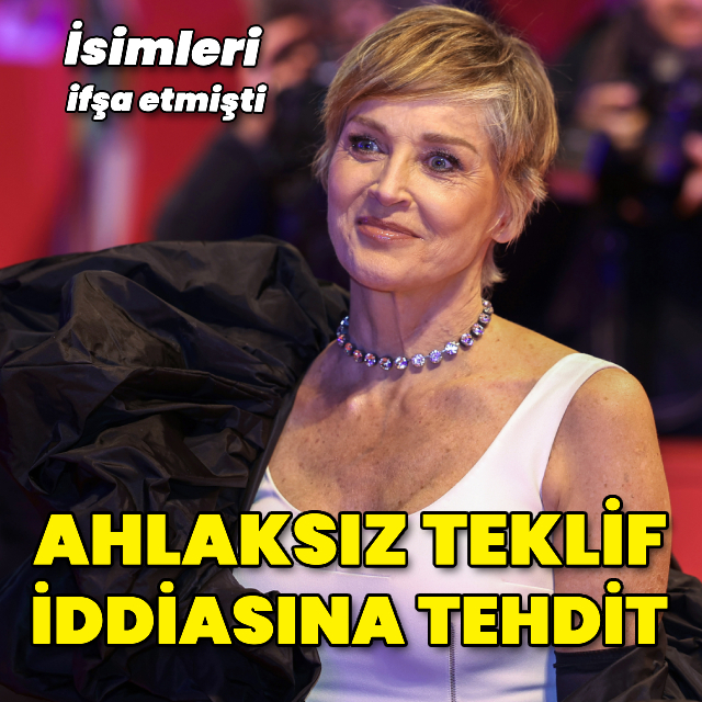 Sharon Stone'a tehdit içeren yanıt