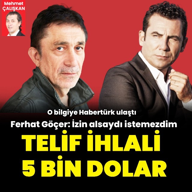 5 bin dolarlık telif ihlali