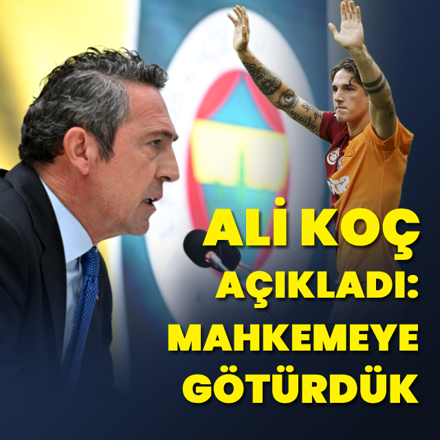"Zaniolo'yu mahkemeye götürdük"