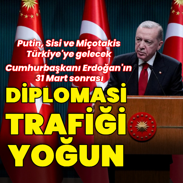 Cumhurbaşkanı Erdoğan'ın yoğun diplomasi trafiği