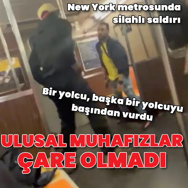 New York metrosunda bir yolcu başından vuruldu