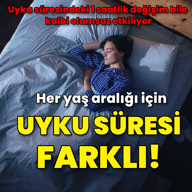 Her yaş aralığı için uyku süresi farklı!