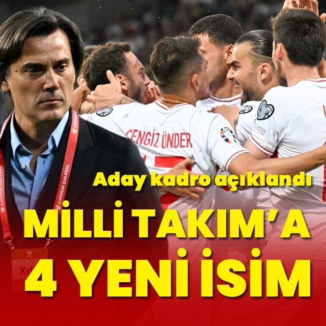 A Milli Takım'ın aday kadrosu açıklandı!
