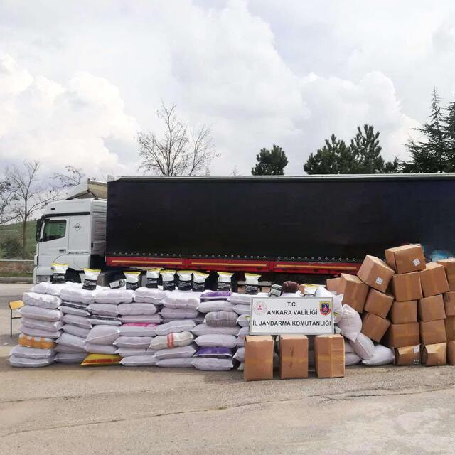 Ankara'da ele geçirildi: 10,5 ton