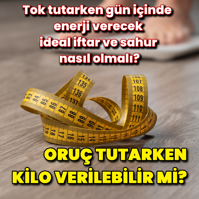 Oruç tutarak kilo vermek mümkün mü?