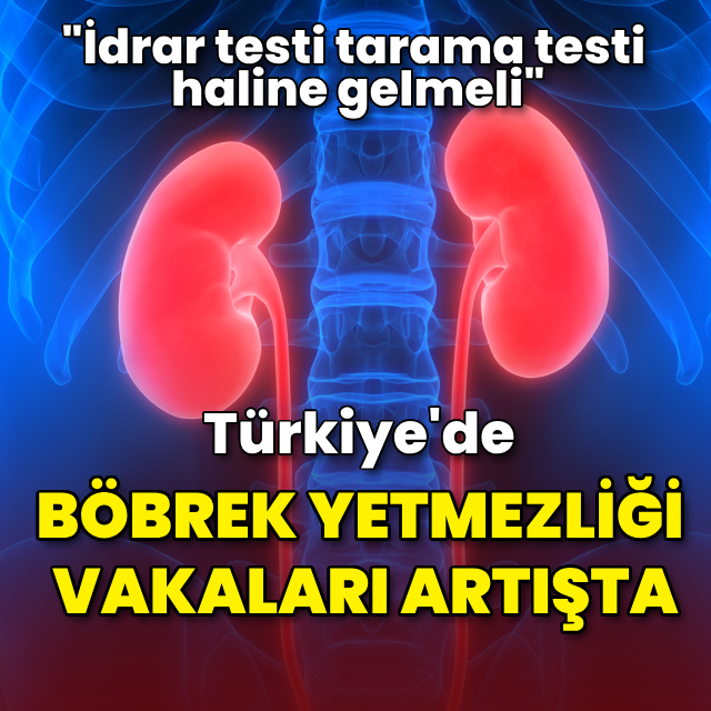 Türkiye'de böbrek yetmezliği vakaları artıyor